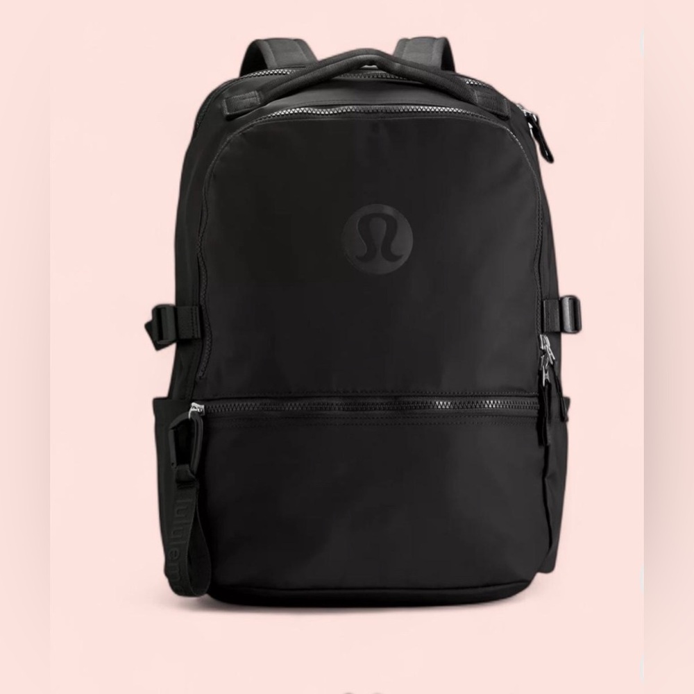 Lululemon Athletica Black Backpack Minimalist Design